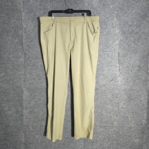 Ping SensorCool Golf Pants Mens 40x31 Tan Performance Straight Leg P03189 Khaki